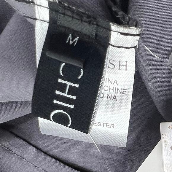 Chicwish Fairy Goth Mesh Faux Wrap Dress M Dark Floral Romantic Whimsigoth NEW - Picture 13 of 13